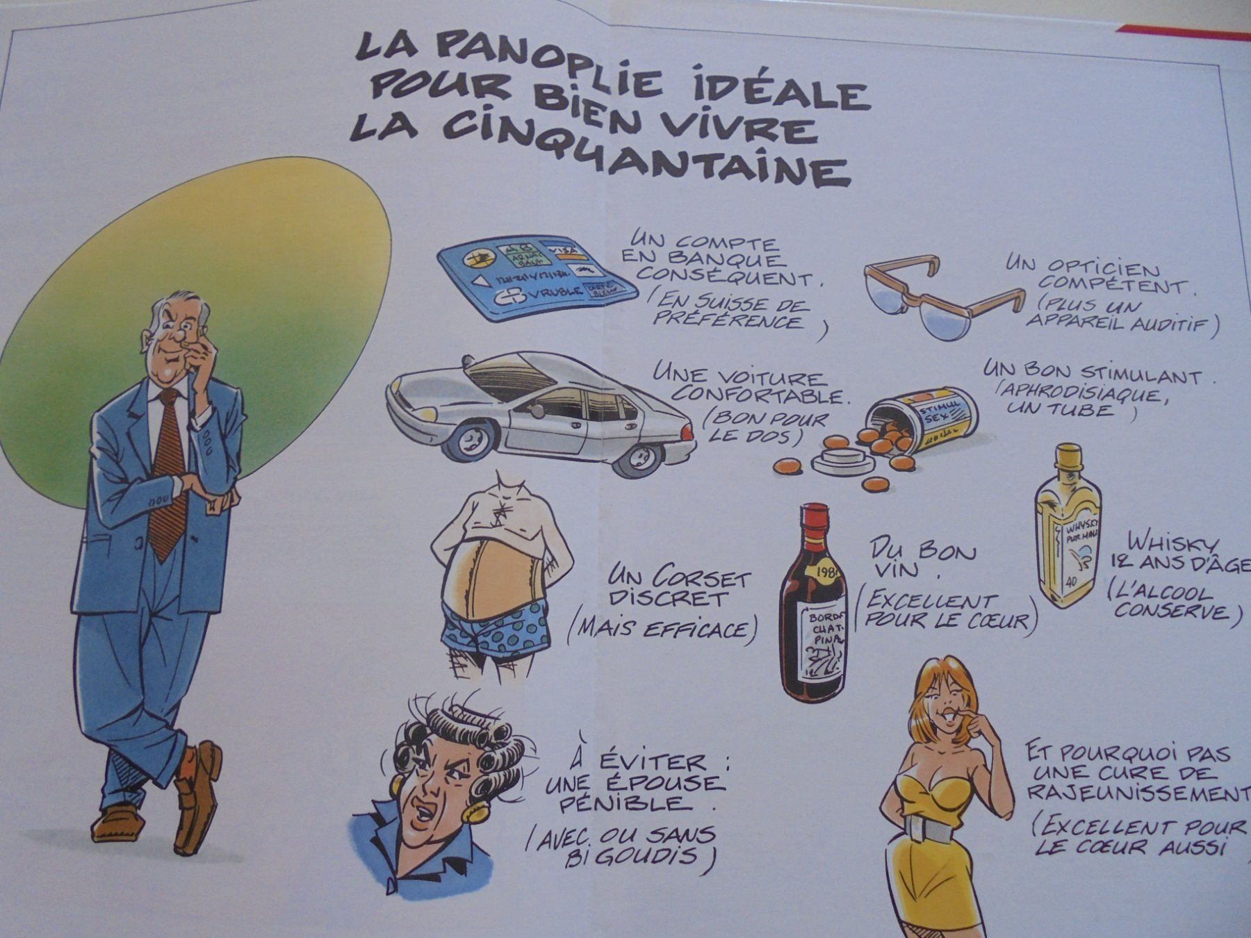 Fumetti: " Le guide de la cinquantaine " BD  Vents d' Ouest – Usato da Crissier venduto da Promopost 4