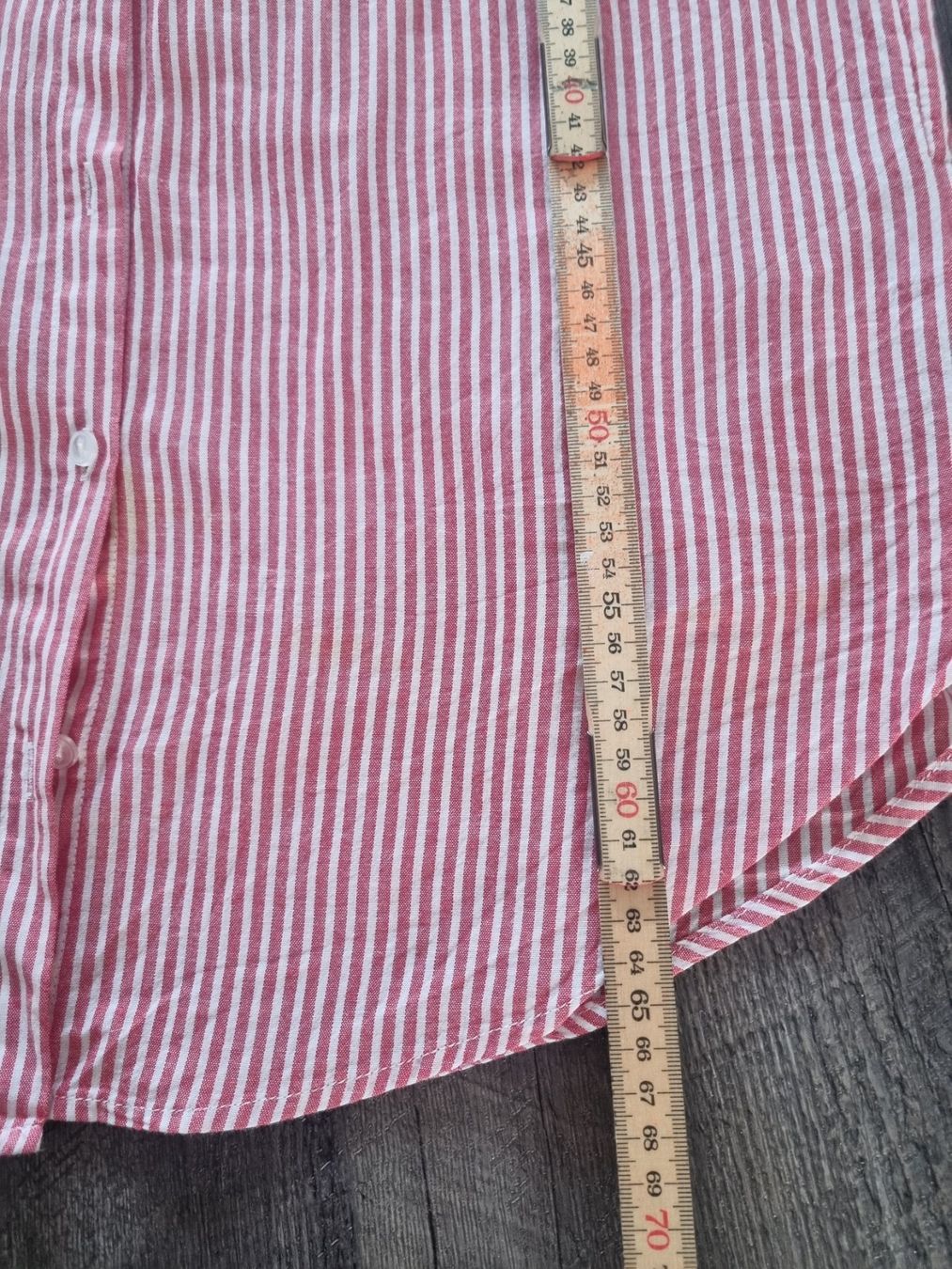 H&M Chemisiers: Bluse, gestreift rot/weiss, Gr. 34 – D'occasion à Zermatt par pantarhei3z 3