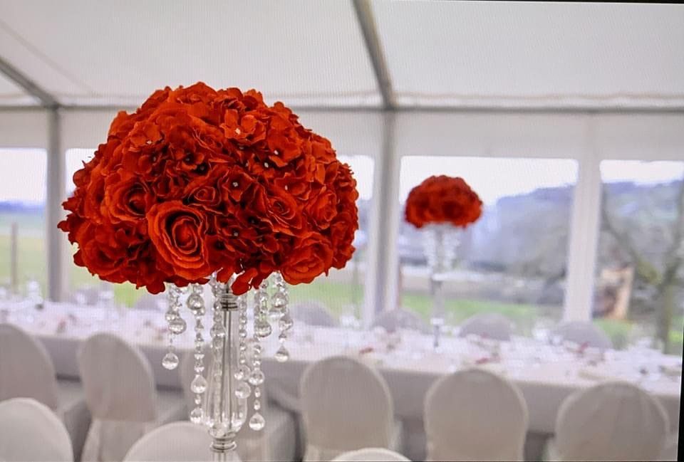 Tutte le decorazioni: wunderschöner Plexiglas Ständer inkl. Blumendeko rot – Nuovo (secondo la descrizione) da Oftringen venduto da SCHIBLI1 1