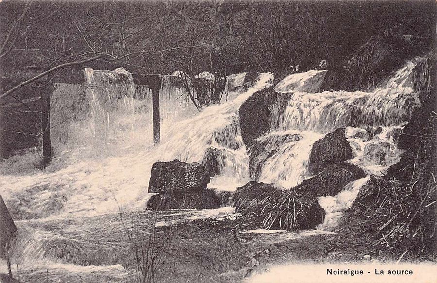 Cartoline postali: Noiraigue, la source, circulée 1938 – Usato da Frauenfeld venduto da POML