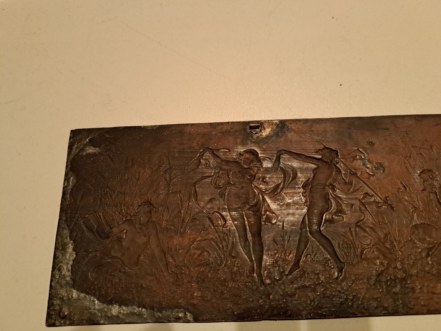 Tutte le decorazioni: Jugendstielrelief in Kupferblech getrieben – Usato da Walde AG venduto da Kunstgiesser 6