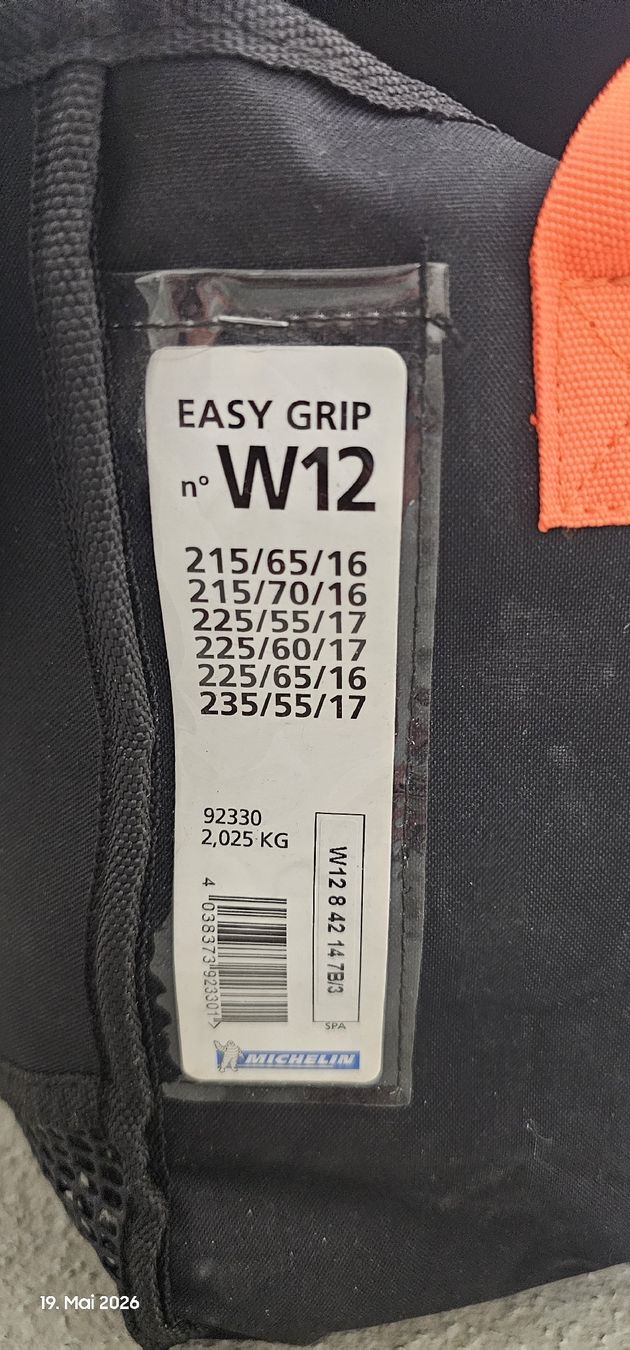 Catene da neve: Schneeketten Michelin Easy Grip – Nuovo e nell'imballaggio originale da Hinwil venduto da boulevard88 1