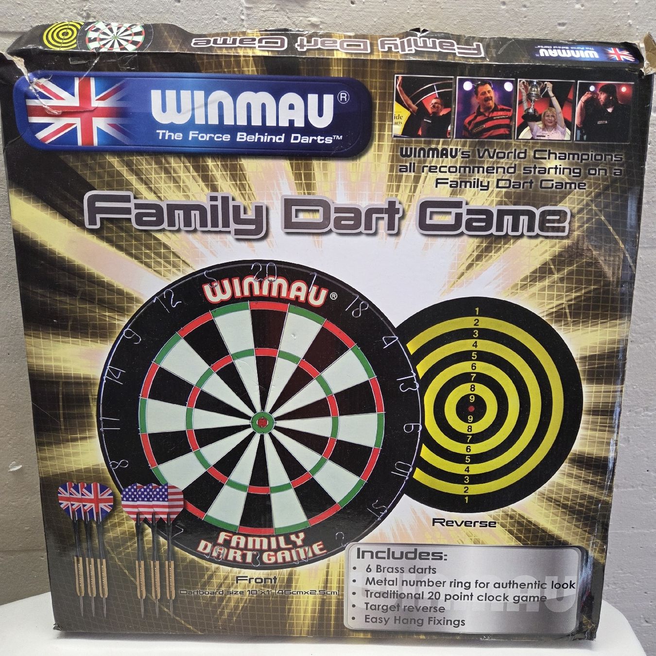 Freccette: Winmau Dartscheibe mit Pfeilen - Top Zustand.. – Usato da Stans venduto da Ducati16