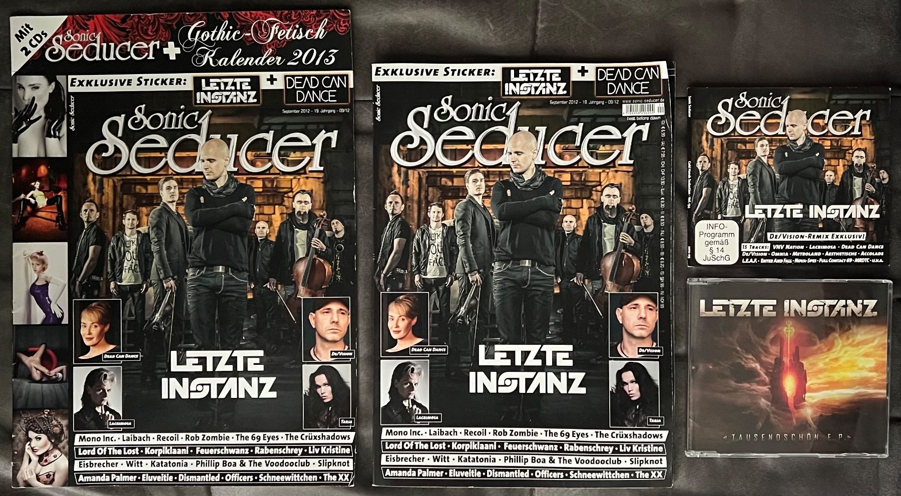 CD: Zeitschrift Sonic Seducer 09/12, 2x CD & Gothic Kalender – Usato da Zürich venduto da rigani