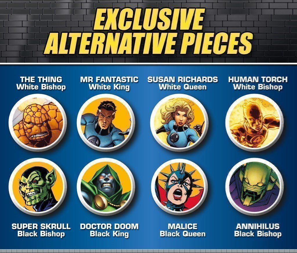Statuette: Marvel Chess:Fantastic 4 Subscribers set – Nuovo e nell'imballaggio originale da Cointrin venduto da sam_f7p6 1
