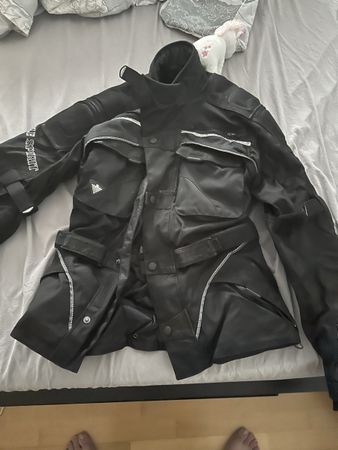 Cycle Spirit Motorradjacke, Schwarz, Grösse 98