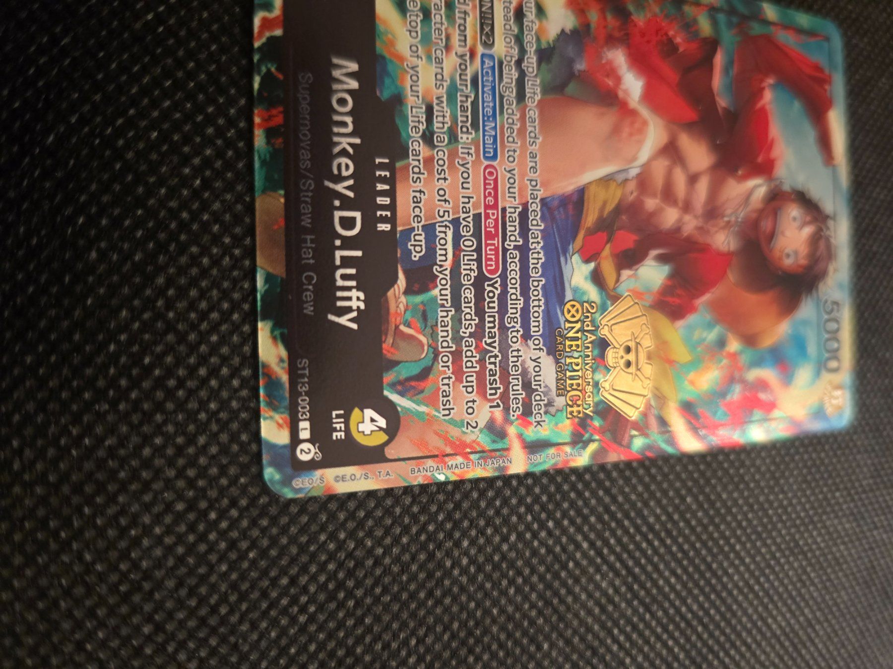 Bandai Carte collezionabili: One Piece Card Monkey.D.Luffy ST-13-003 – Nuovo (secondo la descrizione) da Grossaffoltern venduto da FabioSM 3