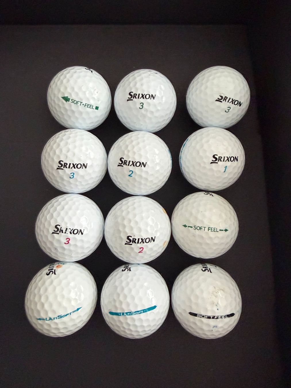 Srixon Ballons: 12 Srixon Soft Feel / UltiSoft Lakeballs, Grade AAAA – D'occasion à Münchenbuchsee par MaikeBlankartz