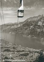Quarten Flums: Luftseilbahn Unterterzen-Tannenbodenalp 1956