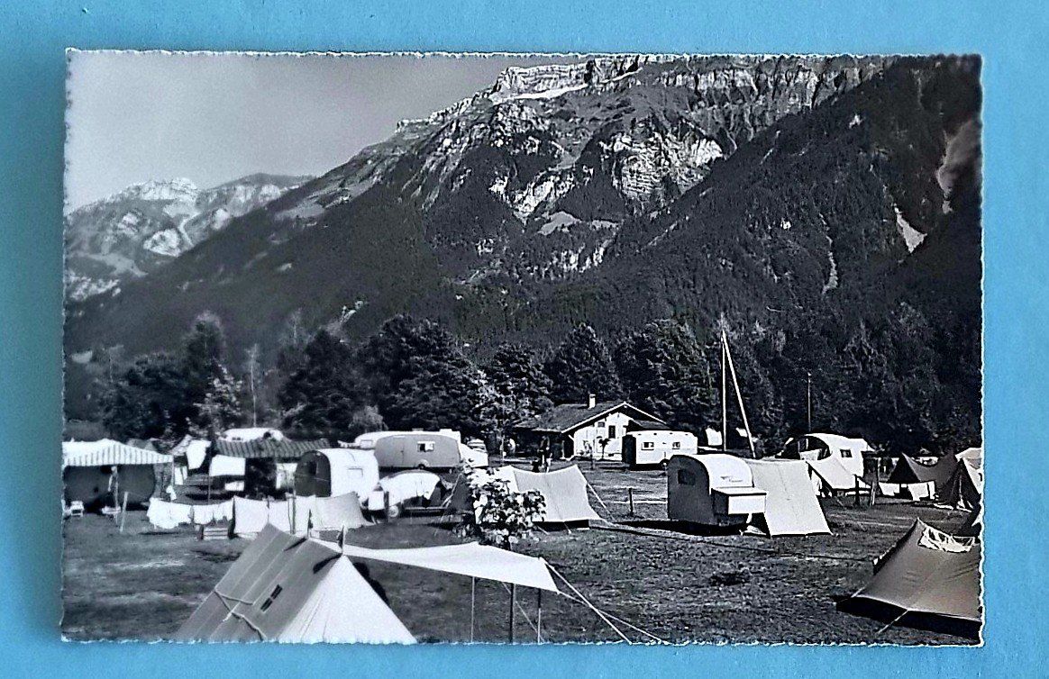 Cartoline postali: Bönigen - Camping - Zeltplatz – Usato da Rothrist venduto da RROENK