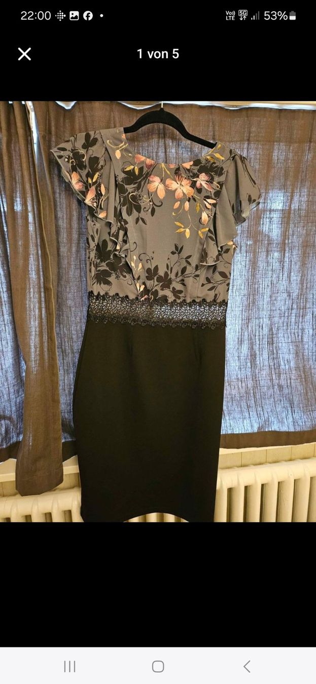 Vestiti: Damen Cocktail Kleid Gr. 40 – Usato da Chur venduto da Lisamary 3