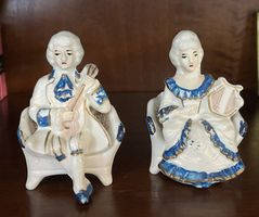 Antike Vintage Porzellan Figuren - H 9cm