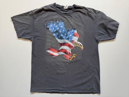 USA T-shirt eagle Jerzees MEN XL