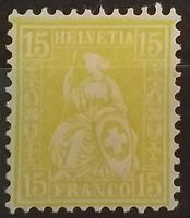 4079D) 39, Sitzende Helvetia, postfrisch Kt. 16.-