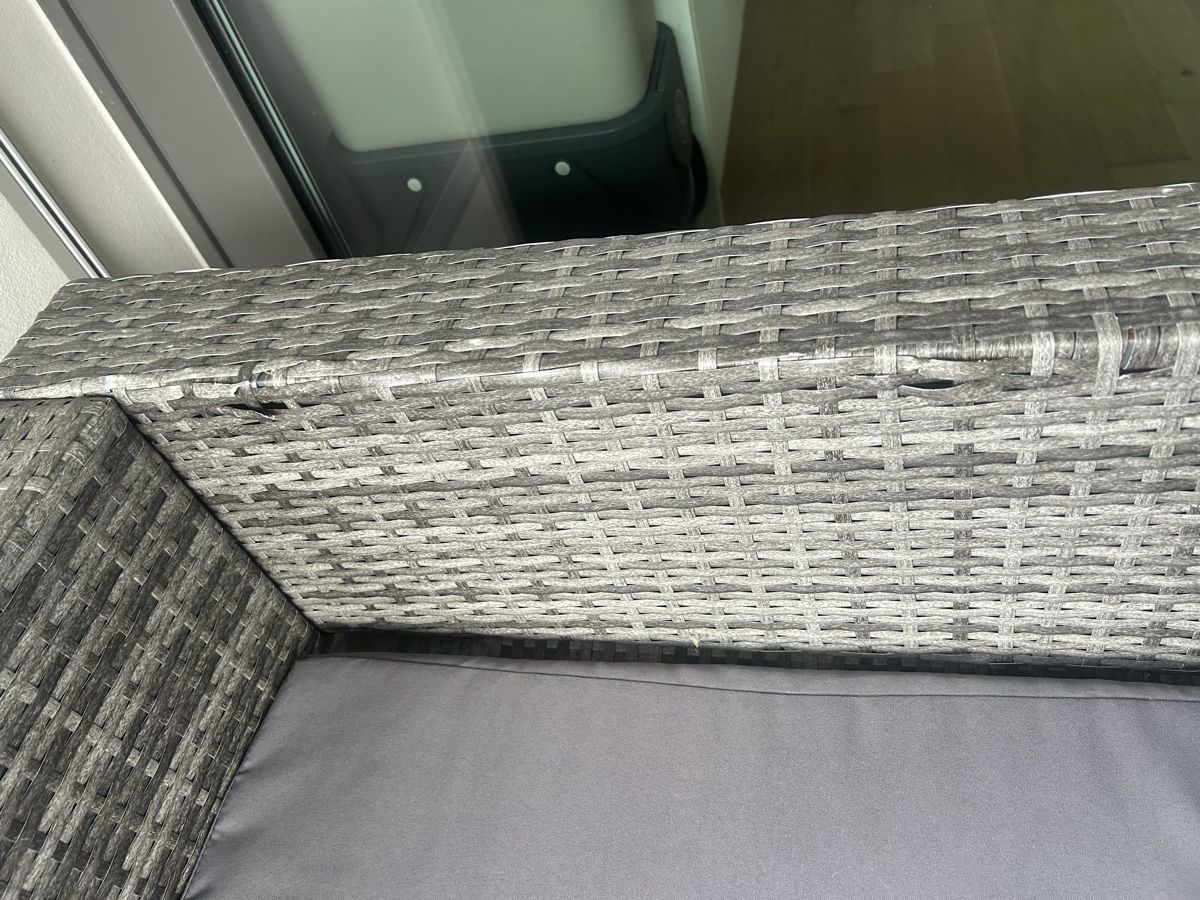 Divani: Lounge Set Rattanoptik grau gebraucht – Usato da Neftenbach venduto da patr_ick 1