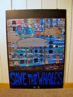 Hundertwasser «Save the Whales» Wand Bild limitierte Auflage