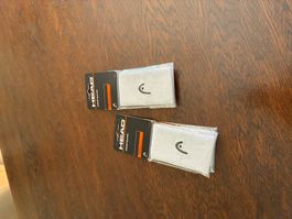 Lot de 2 bandeaux poignet HEAD gris neufs