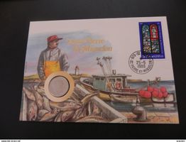 Münzbrief Saint-Pierre et Miquelon - France 1 Franc 1988