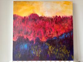 Herbst Magie  in Wald  Moderne Bild Anonym