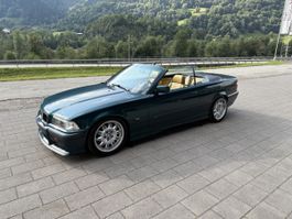 BMW E36 328i Cabriolet dunkelgrün guter Zustand