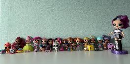 Set mit 14 LOL-Puppen, Haustieren und Accessoires