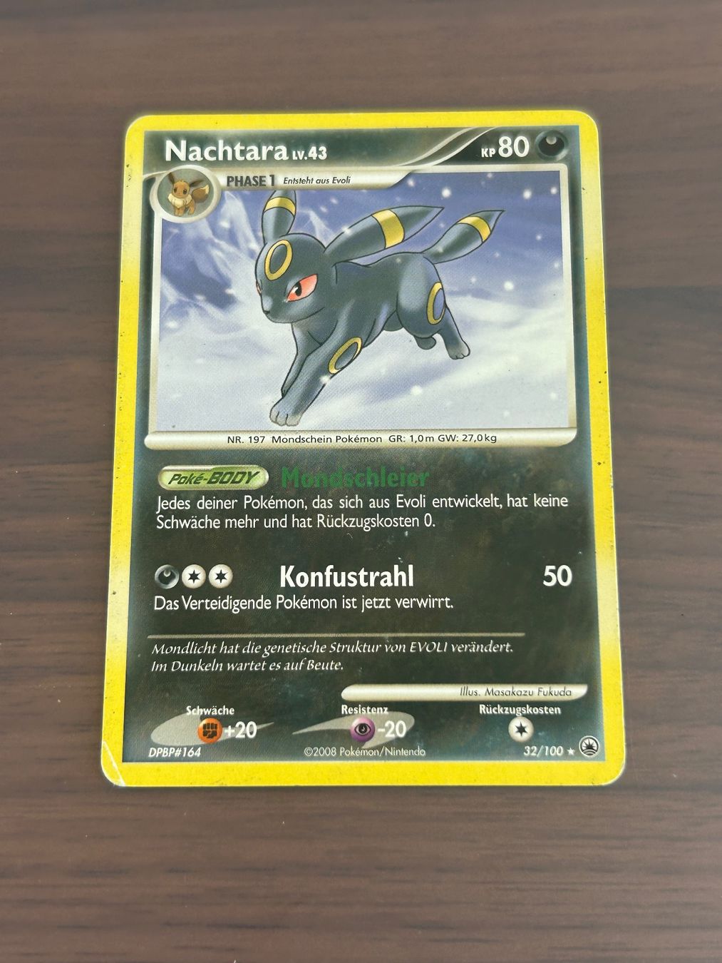 Pokémon Carte collezionabili: Nachtara LV.43 2008 – Usato da Winterthur venduto da Wusa01
