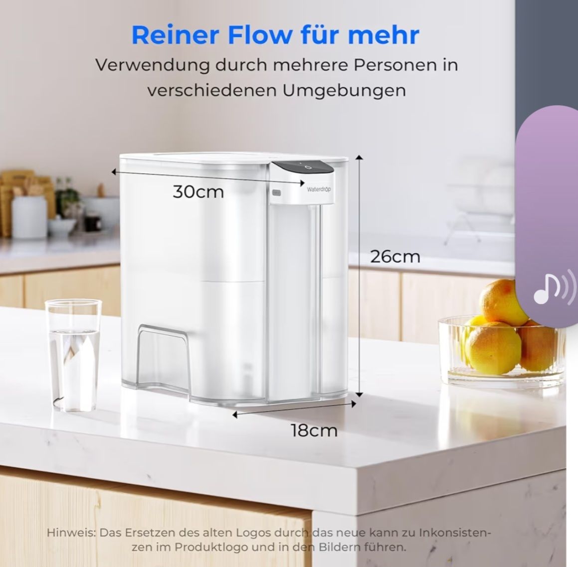 Elettrodomestici da cucina: Waterdrop Mega Sofortiger Elektrischer Wasserfilterkrug – Nuovo (secondo la descrizione) da Möhlin venduto da mic_lo 5