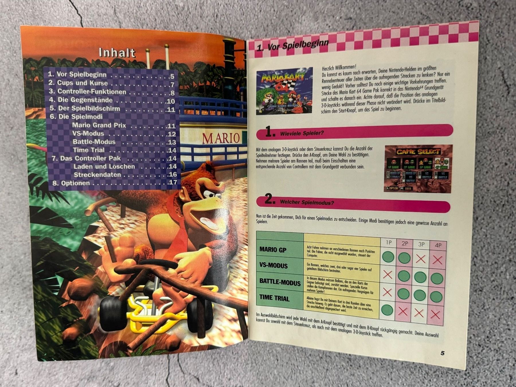 Nintendo Documenti: Mario Kart 64 Spielanleitung – Usato da Niederwil SO venduto da BlueSonic 2