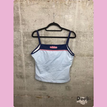 Adidas Vintage 90s/Y2K Short Colorblock Noir Rouge Blanc – L
