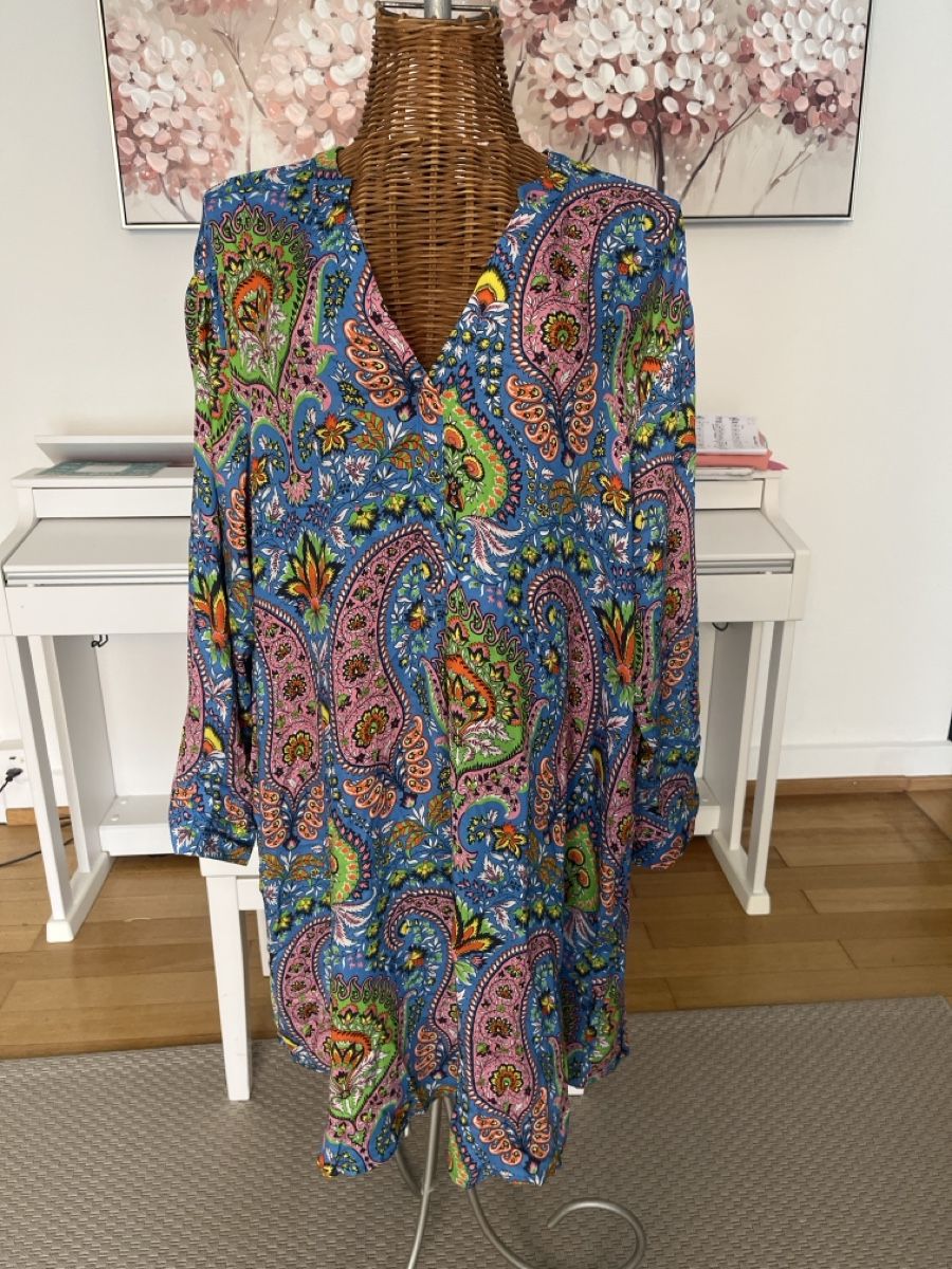 Vestiti: Kleid Emily van den Bergh Paisley, 42/44 – Usato da Solothurn venduto da Bobesch08