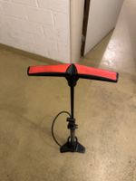 Bikemate Standluftpumpe mit Manometer schwarz rot - Velopump