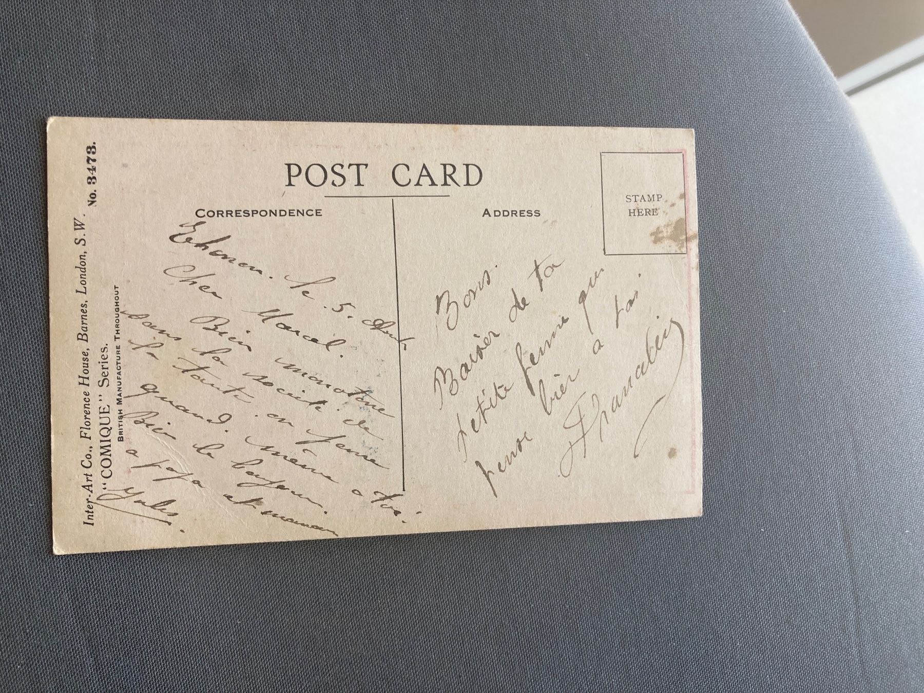 Cartoline postali: Antike Comic Postkarte, Sammlerstück, – Usato da Zürich venduto da mik_h9ty 1