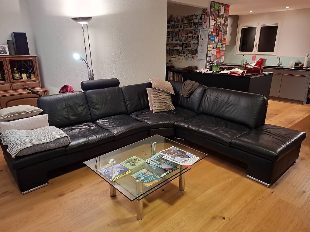 Sofas: Ledercouch – Gebraucht aus Horgen von Rusterholz