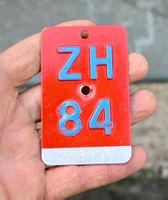 Velonummer ZH von 1984 - Zürich ZH 84 - 236090