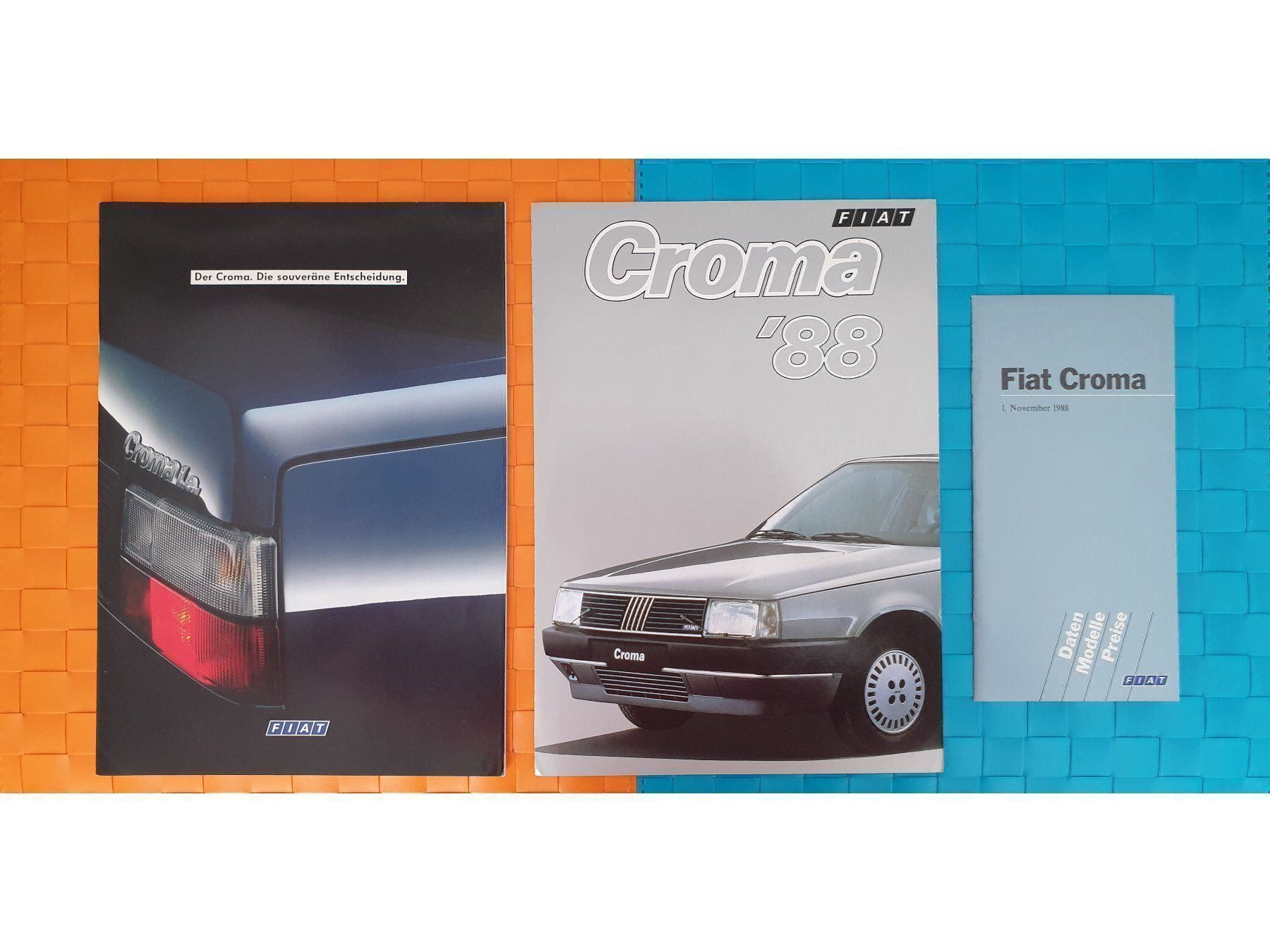 Riviste & Magazine: FIAT CROMA 1988 - Prospekt / Katalog – Usato da Viganello venduto da CARLiteratur 1
