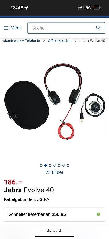 Jabra Cuffie: Jabra Evolve 40 Headset - Neuwertig – Nuovo (secondo la descrizione) da Bern venduto da Schmidtlis 4