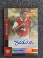 Arsenal FC Match Attax Karte, signiert, Martin Keown Top