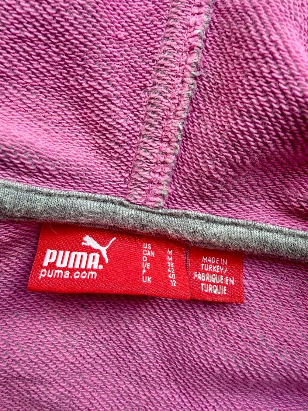 Puma Giacche: Puma Kapuzenjacke, Gr. M, Grau/Pink – Usato da Zürich venduto da Secretwish007 3
