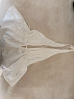 Haut halter dos nu blanc, avec une  tache!