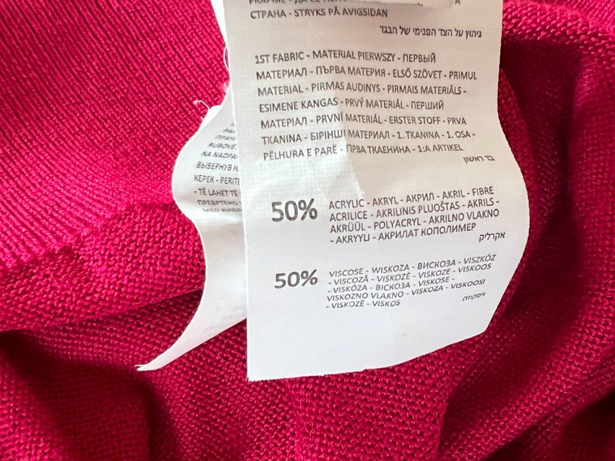 Maglioni & Felpe: dünner RESERVED Damen Strick Pullover in Gr. S, Dunkelpink – Usato da Worb venduto da farben20zauber 6