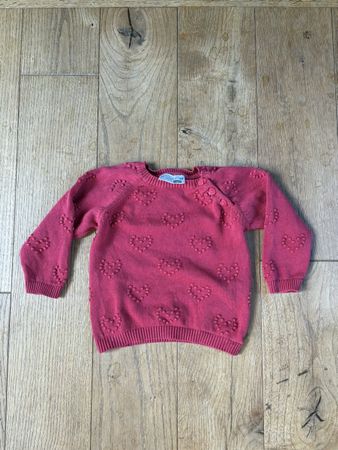 Baby Pullover mit Herzen von Ergee in der Grösse 74 
