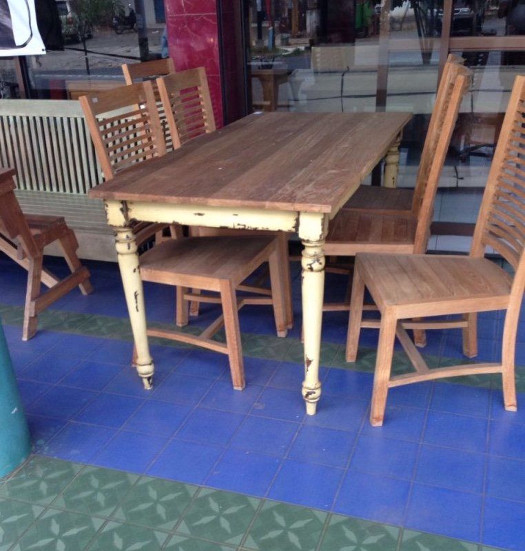Set di tavolo e panche: SET Sitzgruppe Esstisch Sitzgarnitur Küchentisch Holztisch – Nuovo e nell'imballaggio originale da Daisendorf venduto da Wohn-Kult