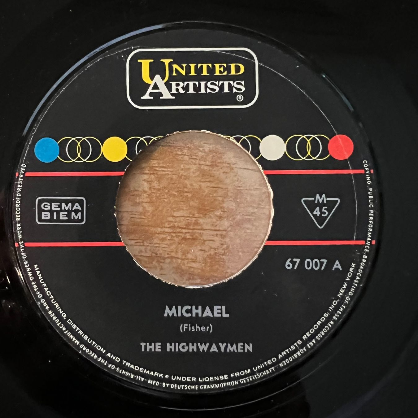 Vinyles: Highwaymen - Michael / 1. D-Press. 1961 – D'occasion à Gais par soundcave57 2