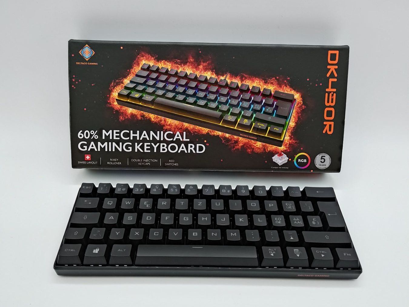 Tastaturen: Clavier gaming mécanique DELTACO DK430R. – Gebraucht aus Courtemaîche von Atelier.tech 1