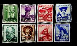 PRO JUVENTUTE 1939-1940 TIMBRES NEUFS**. SBK 19.00 /T619