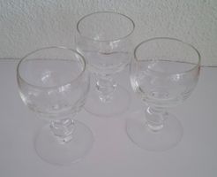 3 Schnapsgläser ca. 1900