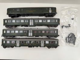 Liliput SBB Leichtstahlwagen-Zug, Ep. III (1x D, 1x A, 2x B)