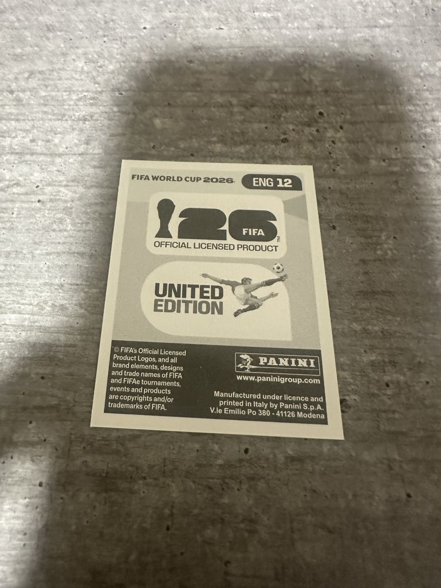 Panini Cartes à collectionner: ENG 12 , FIFA WORLD CUP 2026 PANINI  – Neuf (Voir description) à Frauenfeld par 1PegPeg1 1