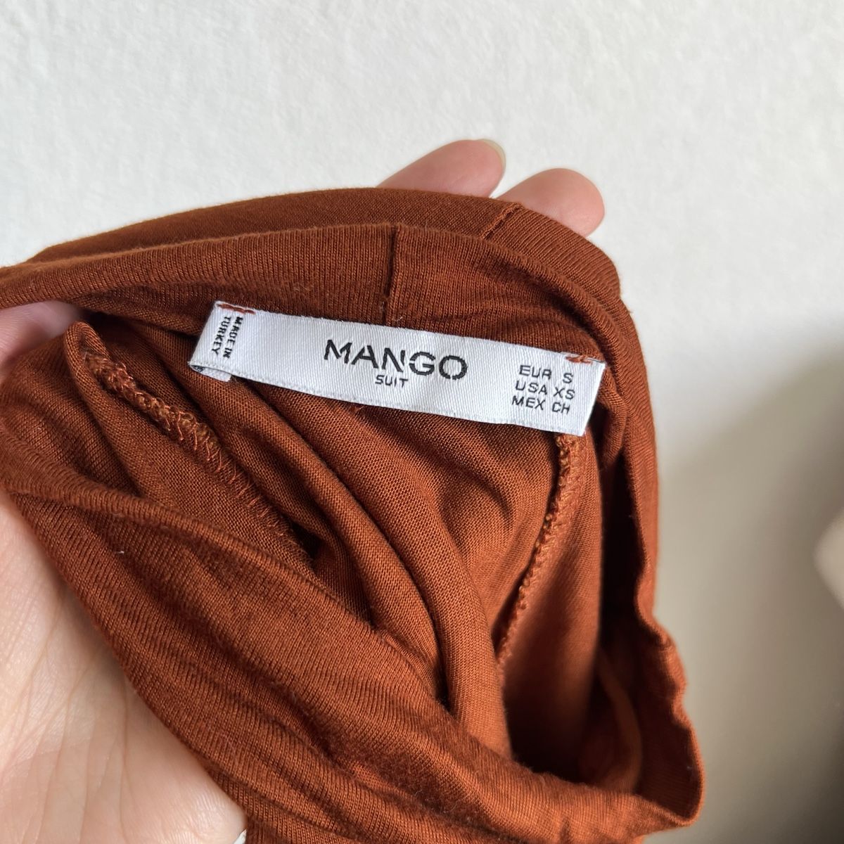 Mango Tops: Mango Suit Long Sleeve Top Brown Size S – Gebraucht aus Tagelswangen von SpicyChicken 4