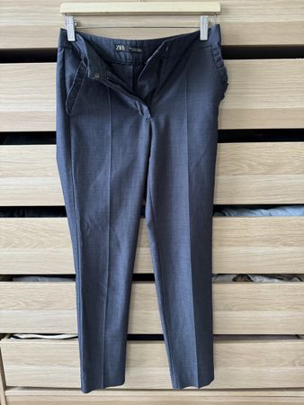 Zara navy suit trousers xs